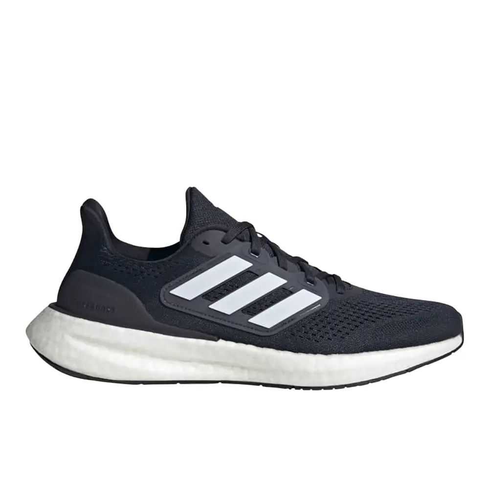 adidas Mens Pureboost 23 Running Sneakers Shoes - Black