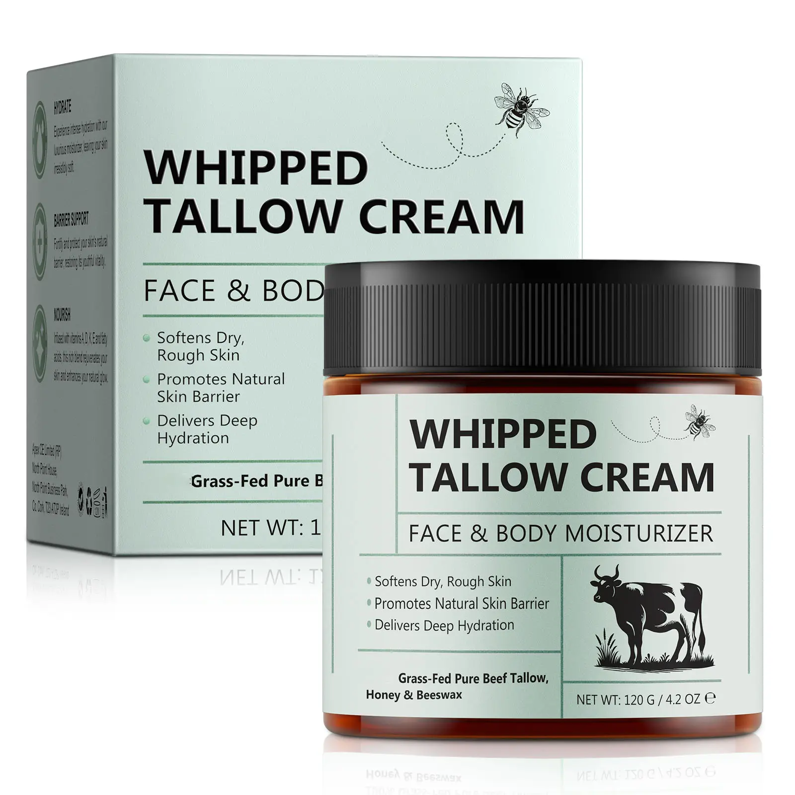 Beef Tallow and Honey Balm*3