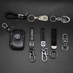 Lexus Car Keychain, Multiple Options Available, Handmade Braided Keyring, Durable Anti-Break Key Holder, Universal Fit, Fashionable Car Accessories