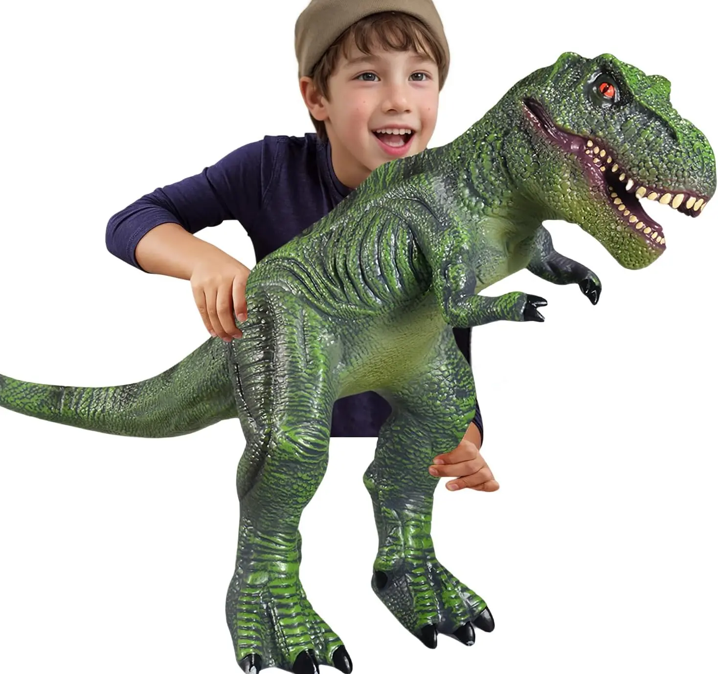 Large soft dinosaur toy-28 inches boy large dinosaur toy, realistic dinosaur, suitable for 3-5 years old children's giant dinosaur toys, Dinosaur Toys for children gifts