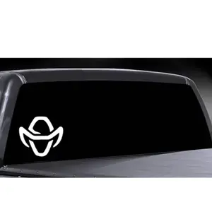 Cowboy Decal - Classic Design for Personalization, Ideal for Trucks or Cars.