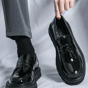 Men's Fashionable Plain Color Loafers, Casual Comfortable Slip-on Shoes for Daily Wear, Business Style Fashion Shoes for Men, Boy