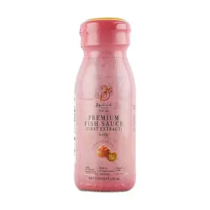 SQUID BRAND Thai Fish Sauce with Himalayan Salt - 180ml | Gluten-Free, Perfect for Salads & Grilling