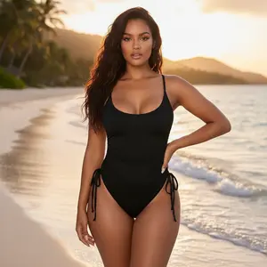 Women's Sexy Ruched High Cut One Piece Swimsuit - Tummy Control Monokini Bathing Suit with Adjustable Straps Perfect for Beach Pool Vacation Swimming Comfortable Stretchy Fabric Flattering Design for All Body Types Summer Swimwear Collection