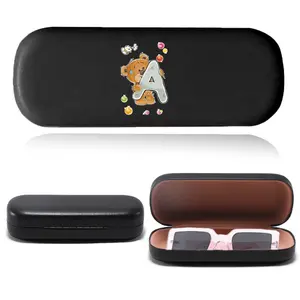 PU Glasses Storage Box, Portable Eyeglass Case, Sunglasses Organizer, Hard Shell Protective Eyewear Container, Travel-Friendly Design