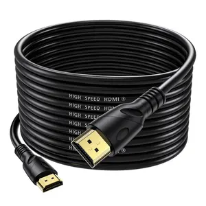 Ultra High Speed HDMI Cable Gold Plated 4K @ 60Hz, Ultra HD, 1080P & ARC Compatible with Laptop, Gaming PC, Monitor, PS5, PS4, Xbox X, One, Fire TV, Apple TV, ROKU, Soundbar & More