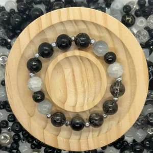 Black and Grey beads