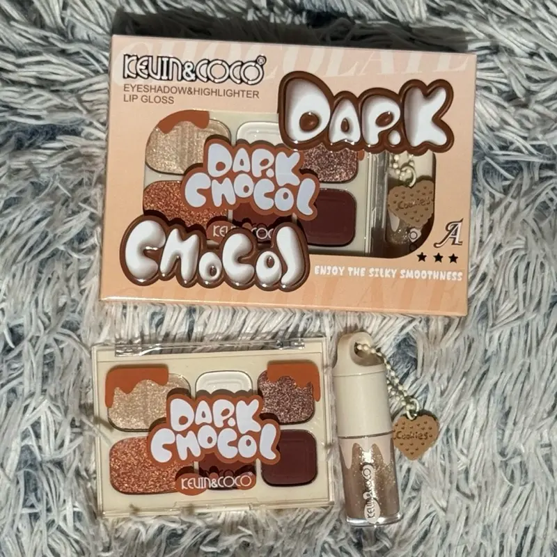 Eyeshadow, Highlighter and Lip Gloss Makeup Set
