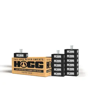 1.5oz SUBLIMATABLE CERAMIC SHOT GLASS CASE (144 UNITS)