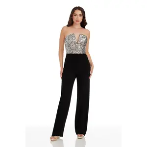 Fernanda Sequin Top Jumpsuit