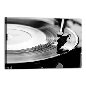 Record Player Poster Wall Decor Art,Canvas Poster, Artistic Poster for Bathroom, Bedroom, Kitchen and Living Room, and A Funny Decor For Home