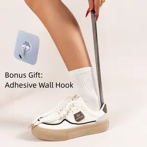 13.6″ Extra‑Long Shoehorn – No‑Bend Shoe Helper | Shoe Tips Life‑Hack for Tall, Back Pain & Seniors