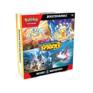 Pokemon Surging Sparks Booster Bundle - Includes 6 Booster Packs Factory Sealed