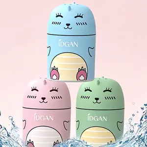 IDGAN Toilet Bowl Cleaner Bottle with Ocean Jasmine & Peach Scents Three-Color Set for 9 Months of Powerful Cleaning Tablets