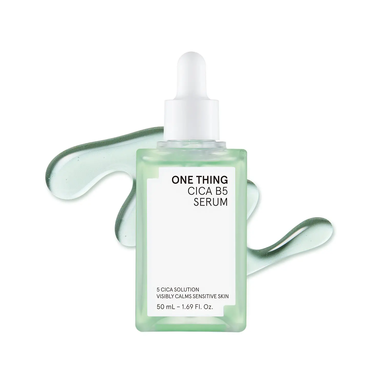 ONE THING Cica B5 Serum, Soothing, Calming, Redness Relief Korean Centella Asiatica Facial Serum, for all Skin Types1.69 fl oz, 50ml