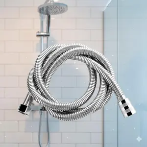 Premium Stainless Steel Shower Hose with Thick Silicone Cover, Leak-Proof & Tangle-Free Design, Flexible Durable Bathroom Spray Pipe Fits Most Faucets, Anti-Corrosion Inner Tube for Enhanced Shower Experience