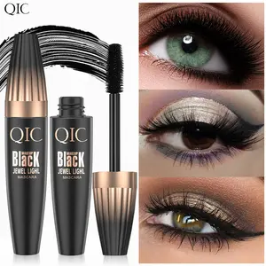 Cross-Border Makeup Qic Mascara 4D Large Brush Waterproof Long-Lasting Curling Smudge-Proof Dense Eyelash Mascara