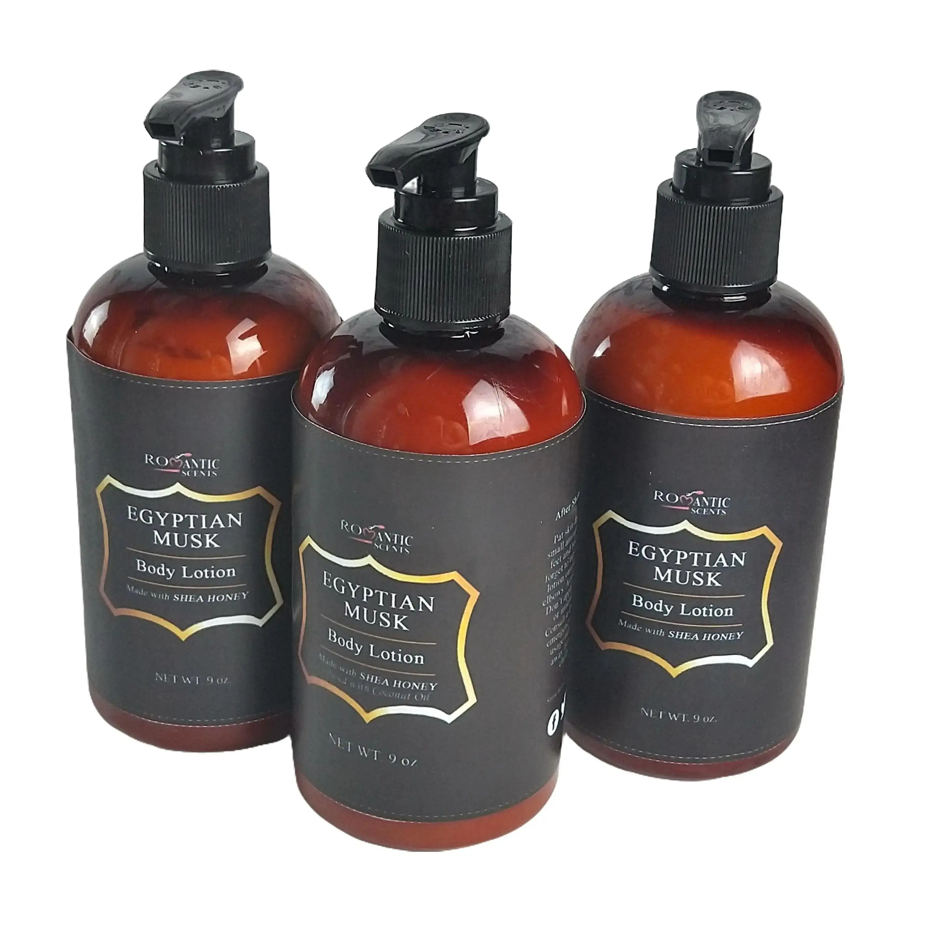 Egyptian Musk Body Lotion with Shea Butter Plastic Bottle for Body Care Honey Comfort Cosmetic Skin Skin Care Moisturizer