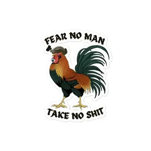 Tactical Cock Stickers, Hard hat sticker, Rooster sticker, Chicken sticker, Funny Stickers, Stickers for Water Bottles, Laptops, Books, etc. Decor Decorative military sticker