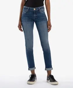 Catherine Mid Rise Boyfriend Jean (KUT)