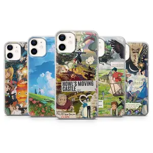 Moving Castle Phone Case Howl Fantasy Cover Compatible with iPhone 17 Air 16 15 Xs, 11, 12, 13, 14 & Samsung S21, S22 , S23 ,S24, S25 Plus Ultra and more check our available sizes.