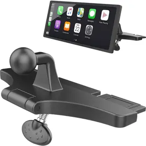CD Slot  Mount for Portable  Screens, Adjustable Angles, Low Profile and Sleek, Integrated Mounting Solution for in- Android Display Monitors (No Bracket Mount)