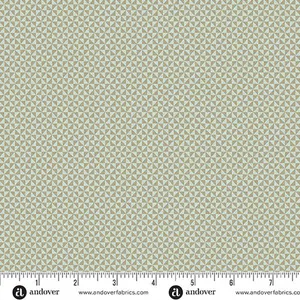 Fabric Andover Laundry Basket Quilts Pacific Half Square Triangle Sewing Bird by the Quarter Yard A-1609-N
