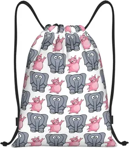 Backpack Elephant and Piggie Print