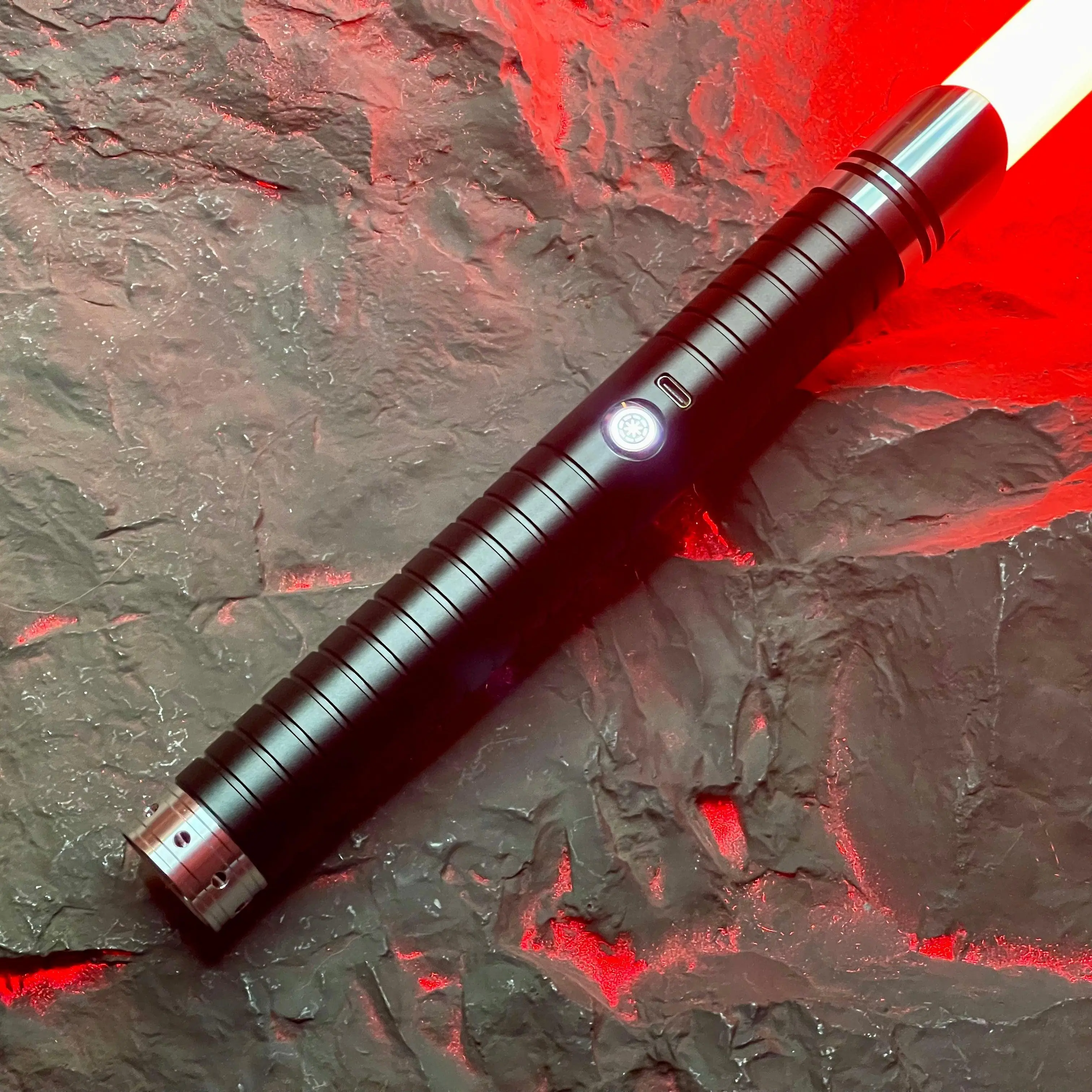 Crimson Dawn Apprentice Lightsaber – Custom Metal Hilt Dueling Saber