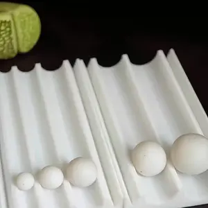 1set 3D Printed Textured Ball Mold Set, Three Sizes Round Egg-Shaped Polymer Resin Clay Crafting Tools for And Handmade Jewelry Making