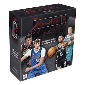 TOPPS SIGNATURE BASKETBALL MEGA BOX, Sports Cards Packs, Trade Card Box