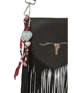Shyanne Women's Bandana Heart Bag Charm - Aa274