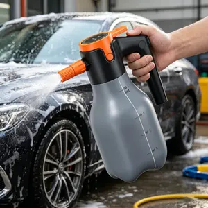 2026 New Upgrade 2L Electric Foam Sprayer, 3000mah Large Capacity Battery, Portable Car Cleaning Tool, Flower Watering Spray Bottle