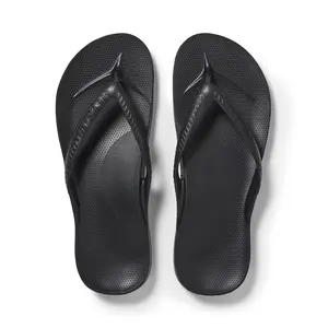 Arch Support Flip Flops - Classic - Black