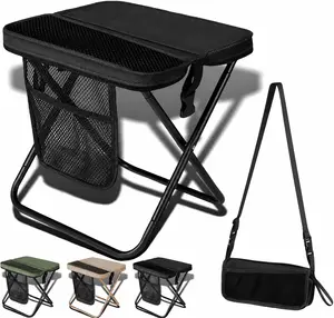 portable seat bag folding stool compact camping stool theme park stool festival stool travel stool outdoor seat ultralight folding stool waiting stool hiking seat portable camping seat crossbody stool