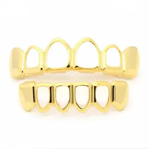 New personality, fashion, best-selling explosive hip-hop hollow braces teeth grills trendy braces, advanced sense, exquisite daily fashion accessories.
