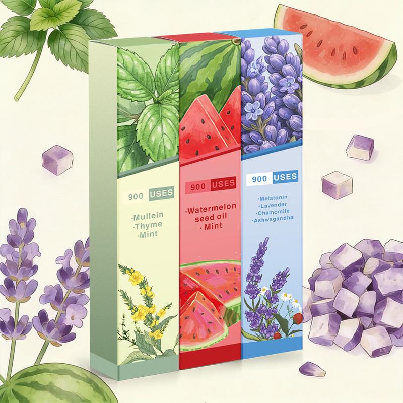Watermelon  Mango  Mint  Blueberry  Strawberry  Lavender extracts for lung detoxification & oral air freshening herbal diffusion pen relaxation stick solution