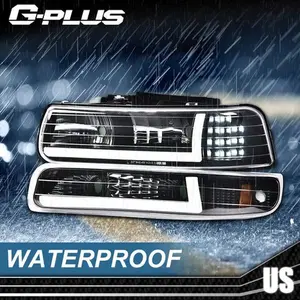 Fit For 1999-2002 Silverado/Suburban Clear Lens Headlights Bumper Headlamps Fit For 1999-2002 Silverado/Suburban Clear Lens Headlights Bumper Headlamps