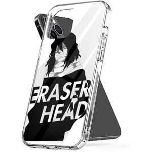 Phone Case Boku TPU No Shockproof Hero Cover Shota Accessories Aizawa Transparent Compatible with iPhone SE 7 8 X XR 11 12 13 14 15 16 Plus Mini Pro Max Samsung Galaxy Note S9 S10 S20 S21 Ultra Plus Smartphone Protective