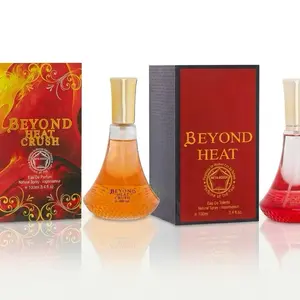 Beyond Heat Crush+Beyond Heat Rouge, 2Pc Perfume Collection Fragrance for Women, Eau de Parfum Natural Spray - Floral Scents (Pack of 2) Each 3.4 Fl Oz, Total 6.80 Oz