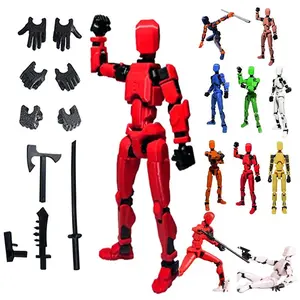 2026 new 1PCS 13 Joints Figure Articulate Movable Dummy Doll Diy Assembly Toy 3D Printed Action Figure Stop Motion Animation Dummy