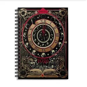 2026 Weekly Planner Notebook, Roman Compass Style Daily Diary, Spiral Bound Schedule Book for Time Management & Progress Tracking