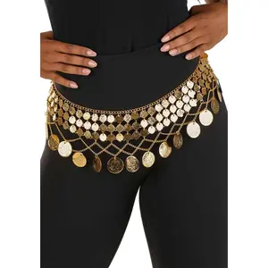 Belly Dancer Adult Costume Coin Belt