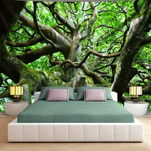 1pc Ultra Large Size Ancient Big Tree Trunk Aesthetics Print Tapestry Birthday Gift Room Decoration Party Decoration Suitable Living Room Bedroom Office Hostel with Free Hanging Clips