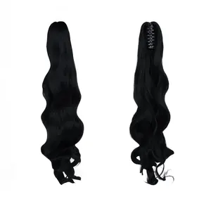 Natural Looking Clip-in Ponytail Hair Extensions, Long Curly & Wavy Fake Ponytail for Women, Versatile Elegant Hair Accessory for Daily & Special Occasions