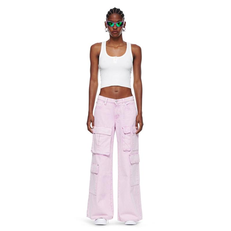 VIAVIA The Cargo Low + Baggy Jean in Lavender