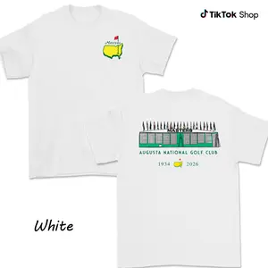 Masters Pavilion Shirt For Men For Women, Augusta National Event Building Graphic Shirt, Premium Cotton Fabric Breathable Unisex Relaxed Silhouette Top, Iconic Tournament Venue Apparel