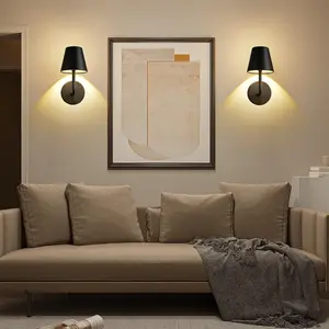Remote Control LED Wall Lamp, Decorative Wall Light, USB Rechargeable, Adjustable Brightness, 3 Color Modes, Ideal for Bedroom Living Room Hallway Decor, Indoor Room Lights