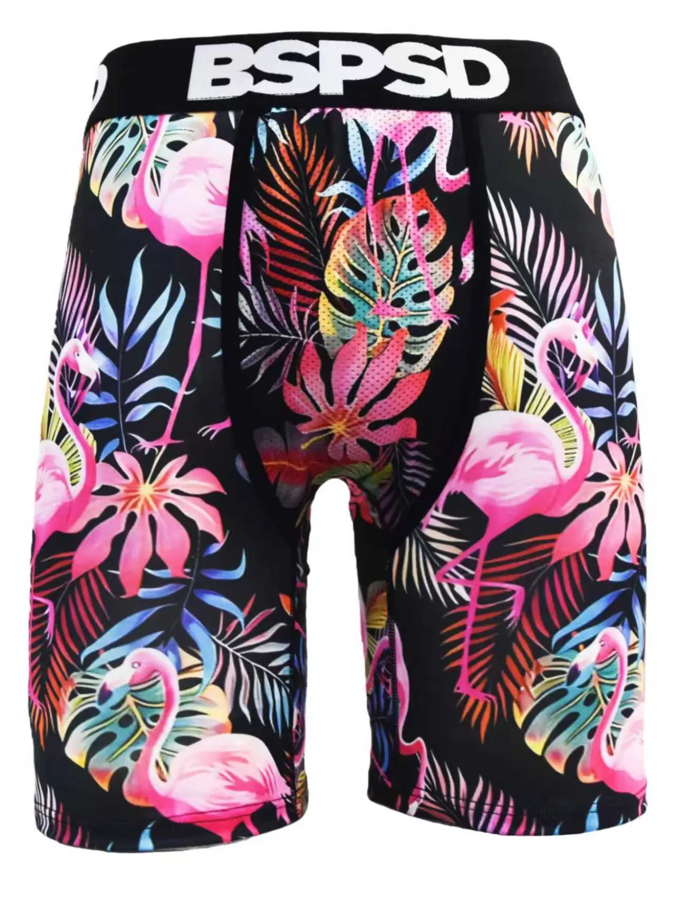 1Pcs Men's Underwear Elastic Boxer Briefs Sexy Breathable Mans Inner Boxers Flame Bird Print Boxer Shorts Swimming Man Boxershorts Trunks