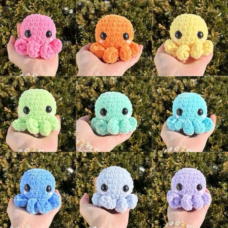 Hand-crocheted octopus Hand-crocheted octopus